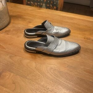 Silver Women's Loafers